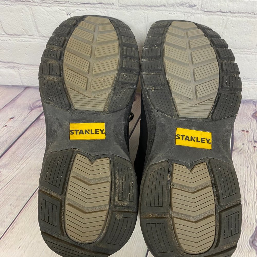 Stanley Steel Toe Safety Work Boots Men Size 8 Black 187-2540-8 Low Cut CSA - Picture 5 of 7